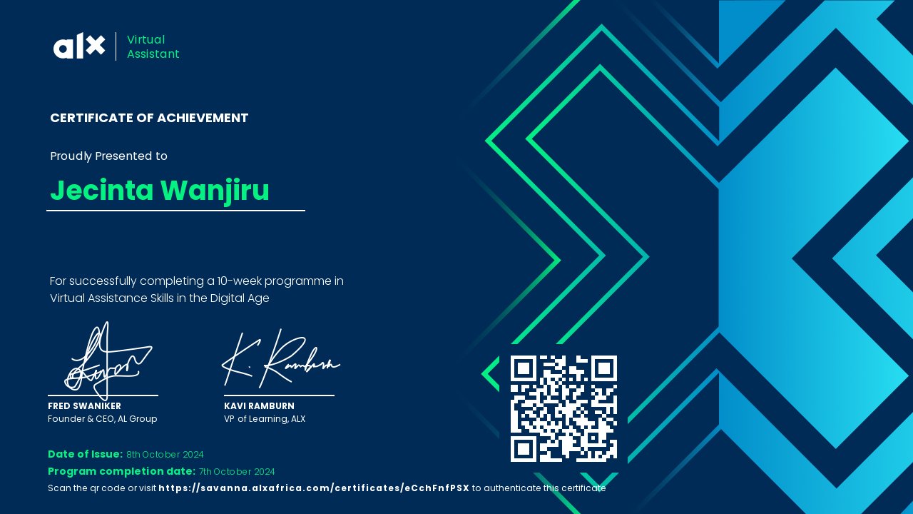 ALX Virtual Assistant