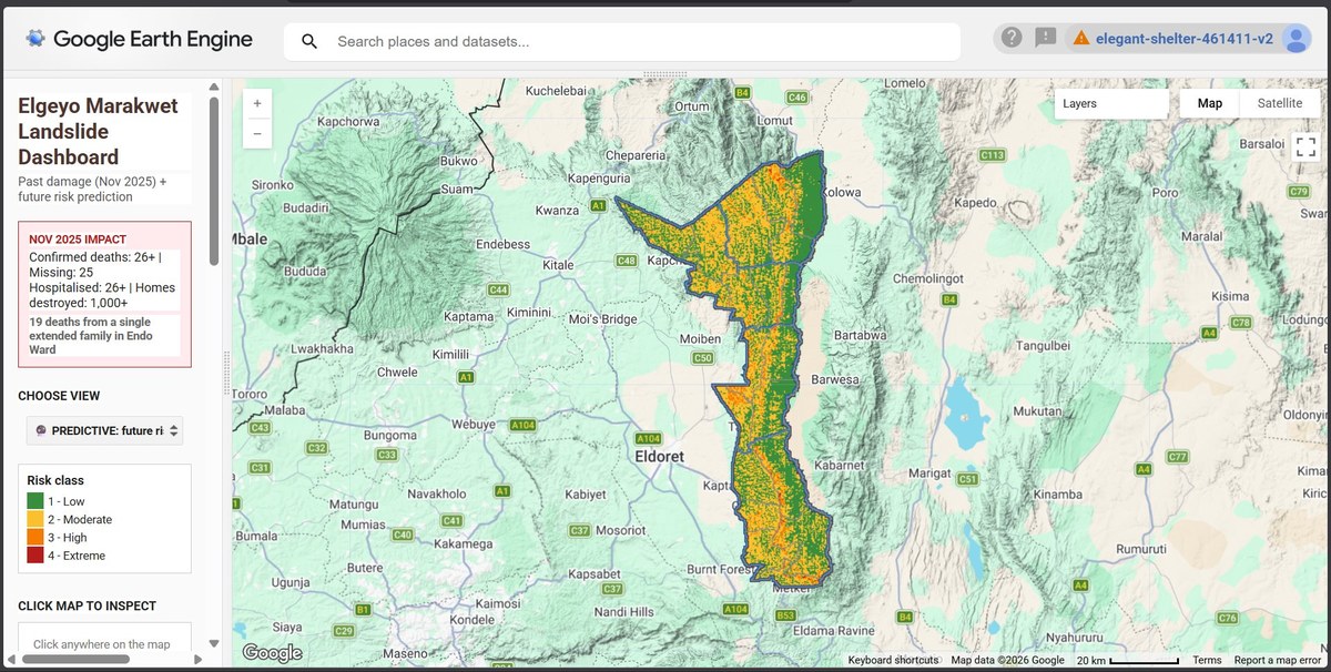 Elgeyo Marakwet Landslide Dashboard